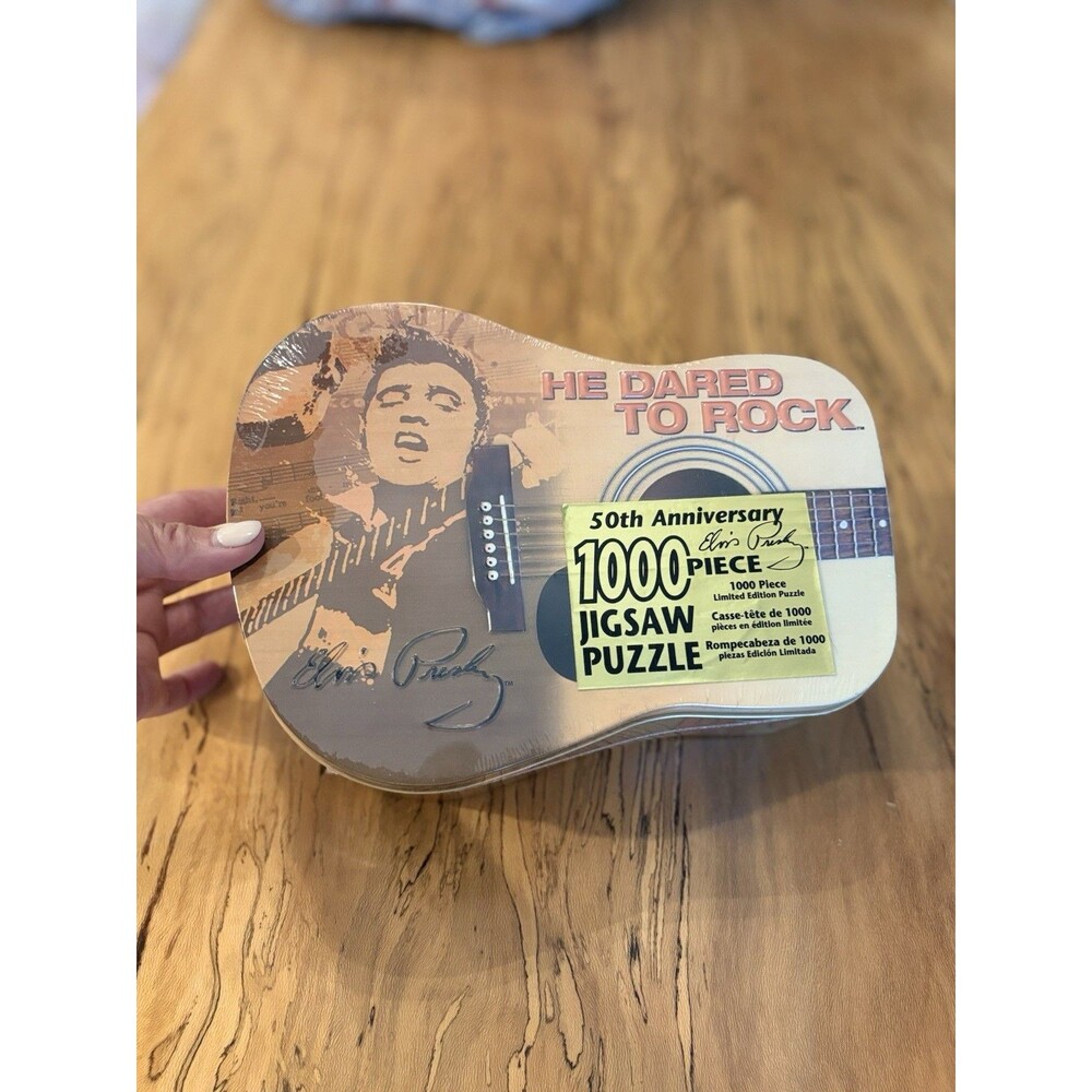 Elvis Presley “He Dared To Rock” 50th Anniversary 1000 Piece Jigsaw Puzzle NEW